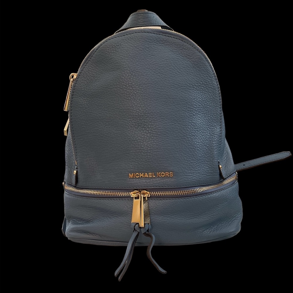 Michael Kors Light Blue Backpack